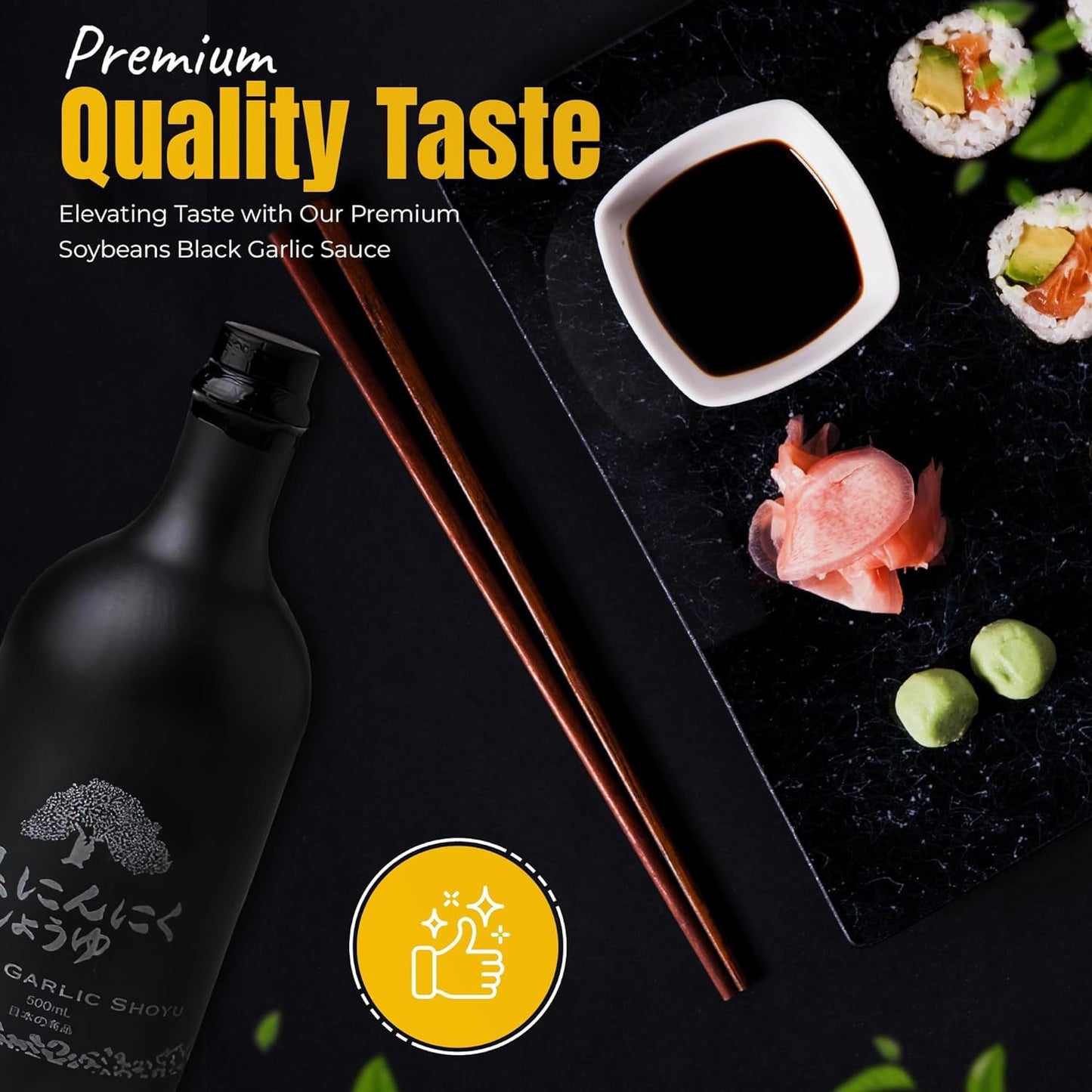 Haku Black Garlic Shoyu (500 Ml)