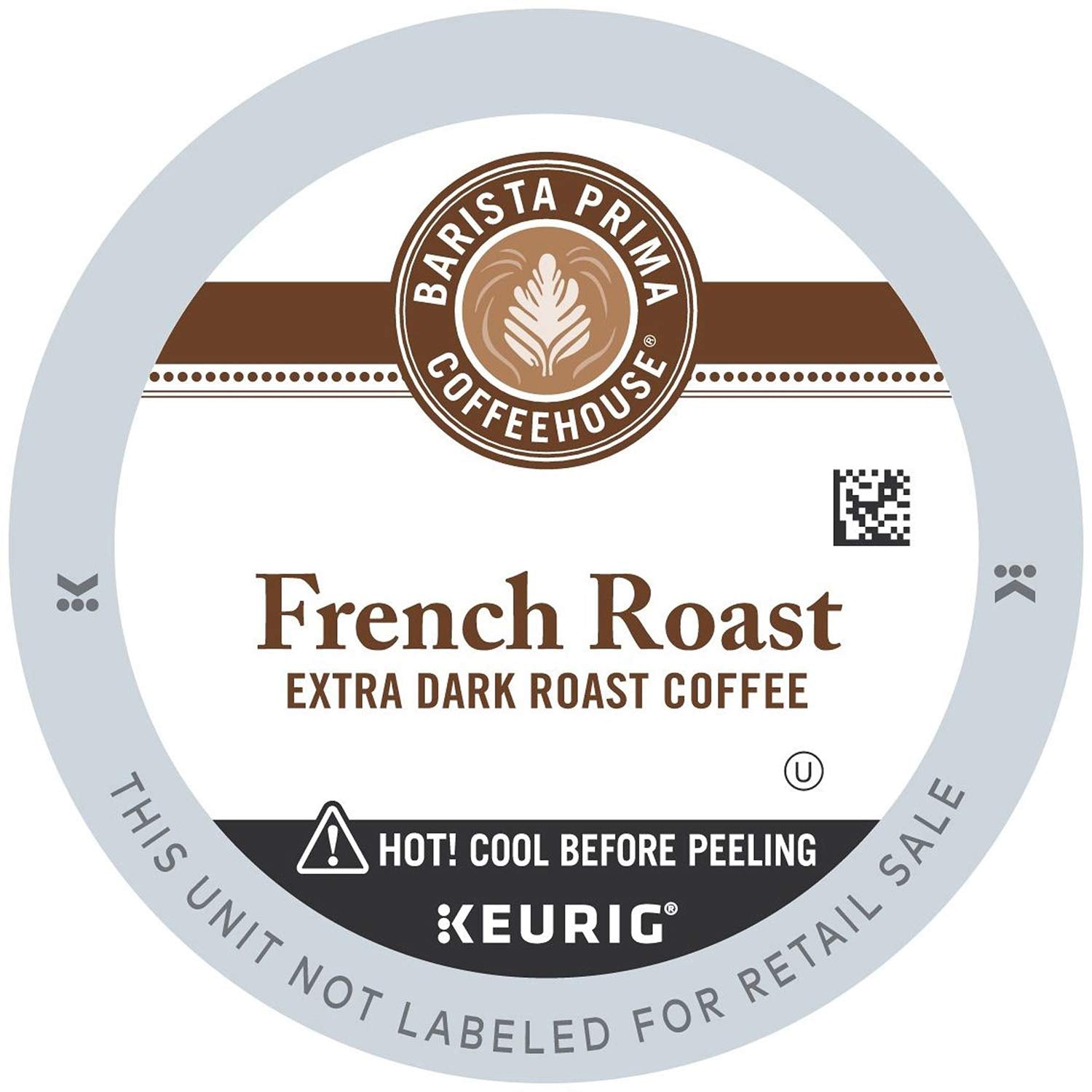 Barista Prima Coffeehouse Coffee, French Roast, 96 Count K-Cups, Model 10099555066118