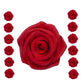 Confect Edible Rose Cake Toppers - Edible Roses For Cupcake & Cake Decorations- Vegan, Gluten-Free, Dairy-Free, Palm Oil-Free -E