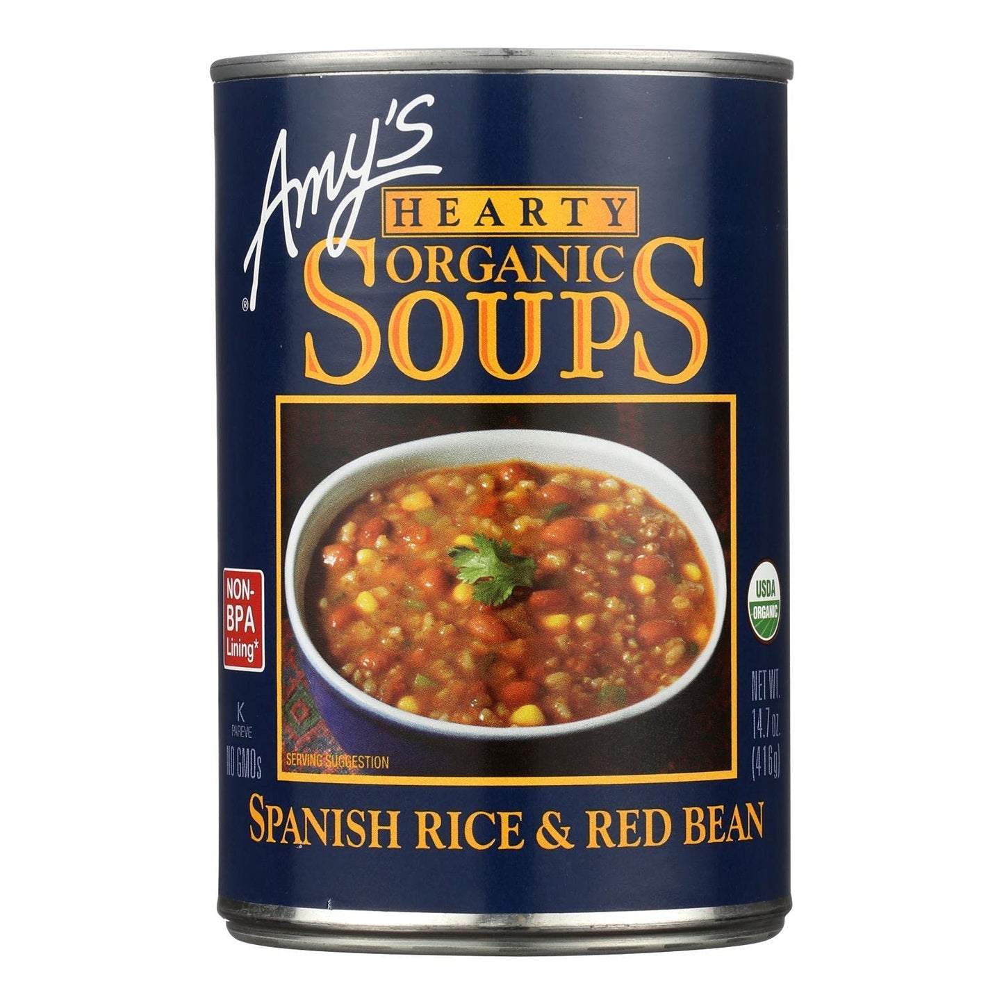 Amys, Soup Spnsh Rice&Red Bean Gf, 14.7 Oz, (Pack Of 12)