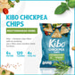 Kibo Chickpea Chips - Gluten Free And Plant-Based, Non-Gmo, Kosher + Vegan. Mediterranean Herbs, 1 Oz. 12 Pack