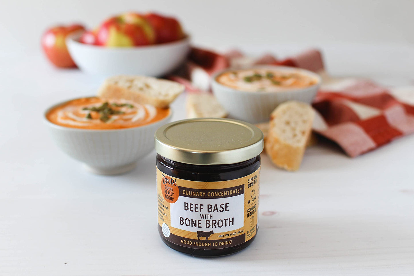 Zoup! Good, Really Good Beef Bone Broth Culinary Concentrate - Keto-Friendly, Gluten Free, Sugar Free, Non-Gmo - Great For Stock