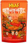 [Official Gilim HBAF] Korean Tteokbokki Seasoned Almonds Nut Protein Snack | Sweet & Spicy Korean Street Food |After-School, Wor