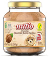NUTIO Crunchy Hazelnut Butter Spread - 77% Hazelnut, Low Carb, Vegan - 10.5 oz Glass Jar