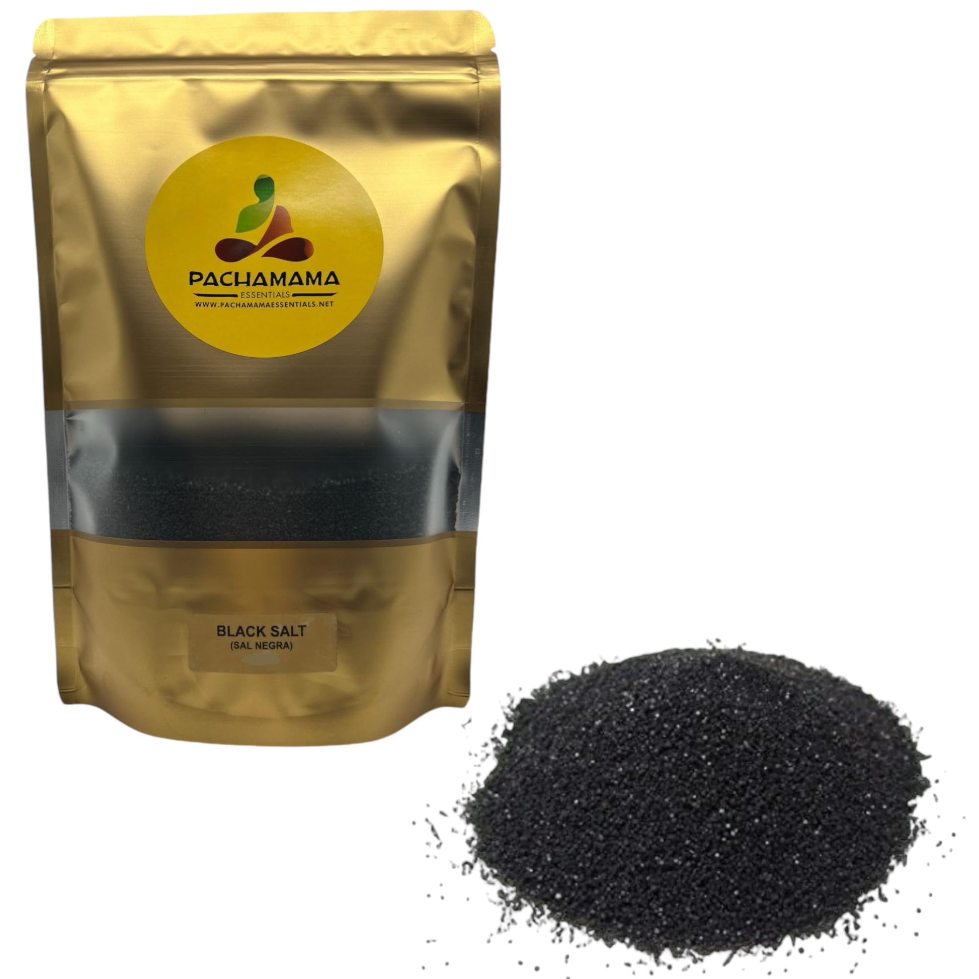 Pachamama Essentials Black Salt - Purifying Ritual and Spell, 8 oz