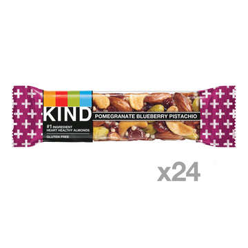 Kind Nut Bars, Pomegranate Blueberry Pistachio, 1.4 Ounce, 24 Count