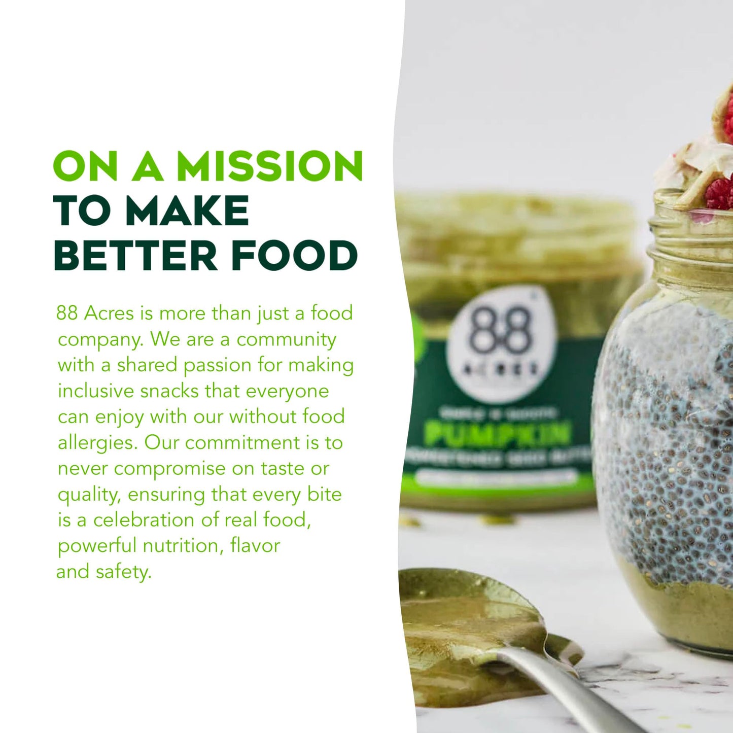 88 Acres Organic Pumpkin Seed Butter, Unsweetened, Keto-Friendly, Vegan, 28 oz, Gluten-Free, Nut-Free, 2 Pack