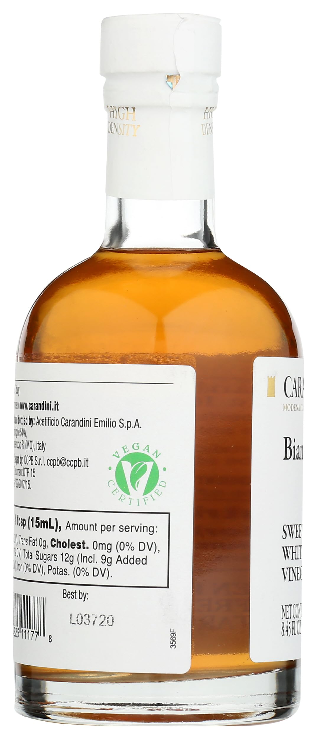 Carandini Bianca Sweet White Vinegar, 8.45 FZ