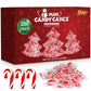 Christmas Mini Candy Canes Classic Red & White Peppermint Flavor For Holiday Family Indulgement - Small Candy Canes Individually