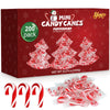 Christmas Mini Candy Canes Classic Red & White Peppermint Flavor For Holiday Family Indulgement - Small Candy Canes Individually
