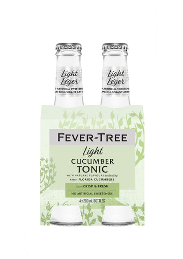 FEVER-TREE Cucumber Tonic Water 4 Pack, 200 ML