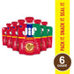 Jif Squeeze Creamy Peanut Butter, Resealable Pouches, 5 Ounces (Pack Of 24)