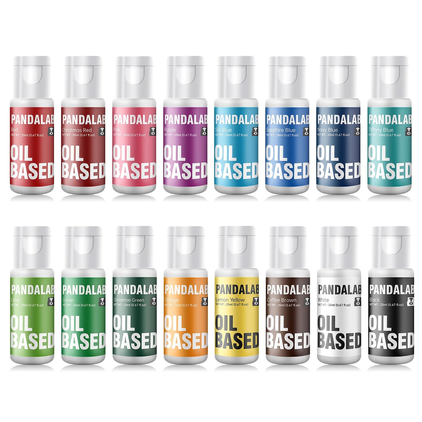 Oil Based Food Coloring Set For Chocolate - 16 Colors Vibrant Edible Baking Food Dye For Chocolate, Candy Melts, Fondant, Butter