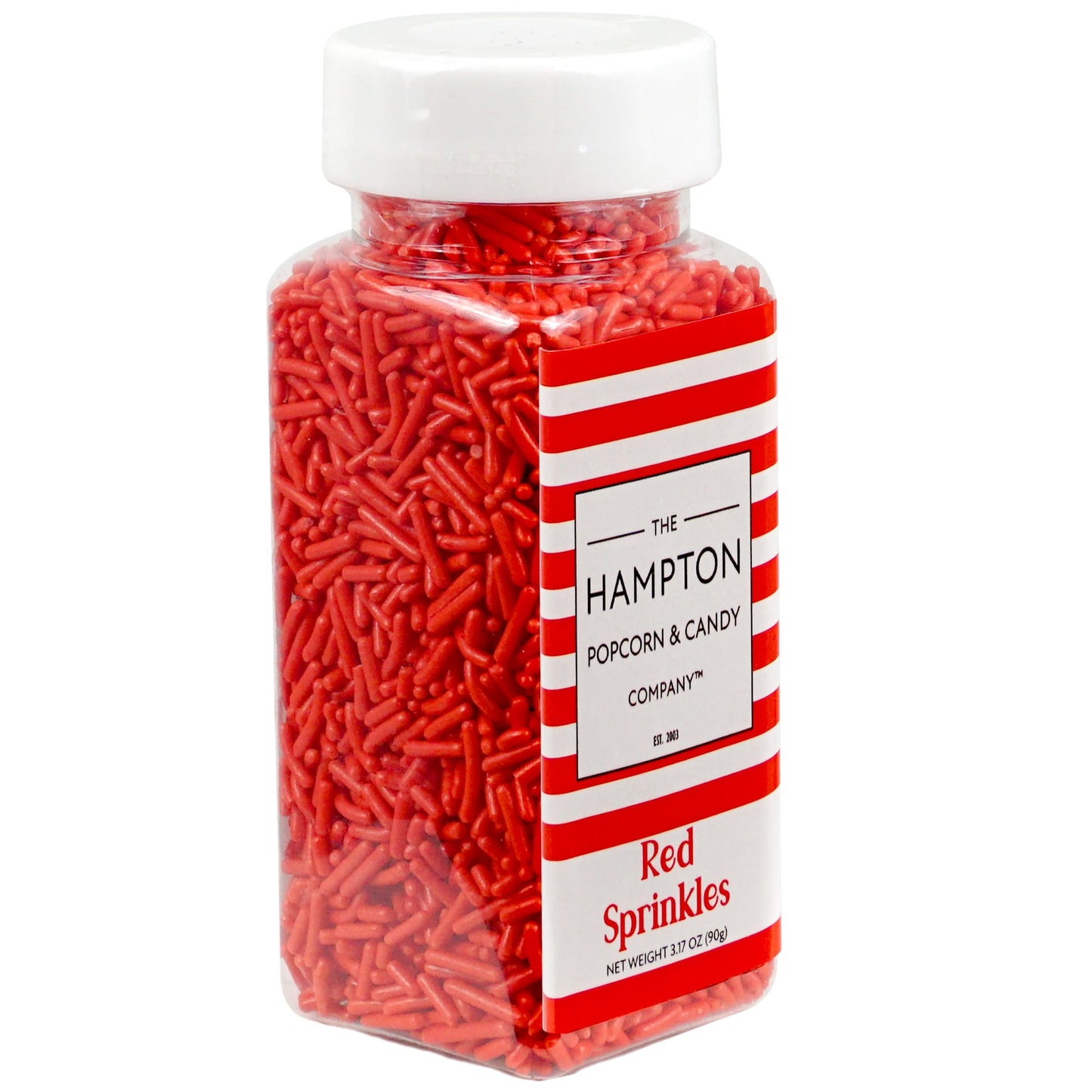 Red Sprinkles Jimmies 3.17 oz, Sprinkles For Cake Decorating, Cake Sprinkles, Sprinkles For Baking, Ice Cream & More, The Hampto