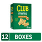 Club Minis Crackers, Lunch Snacks, Parmesan Garlic (12 Boxes)