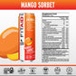 LIFEAID FITAID ENERGY Drink, 200mg Caffeine, Mango Sorbet, 12 Fl Oz (Pack of 12)