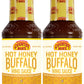Country Bob's Hot Honey Buffalo Wing Sauce - Traditional Buffalo with Sweet Twist, Small Batch, Ideal for Grilling, Frying, Baki