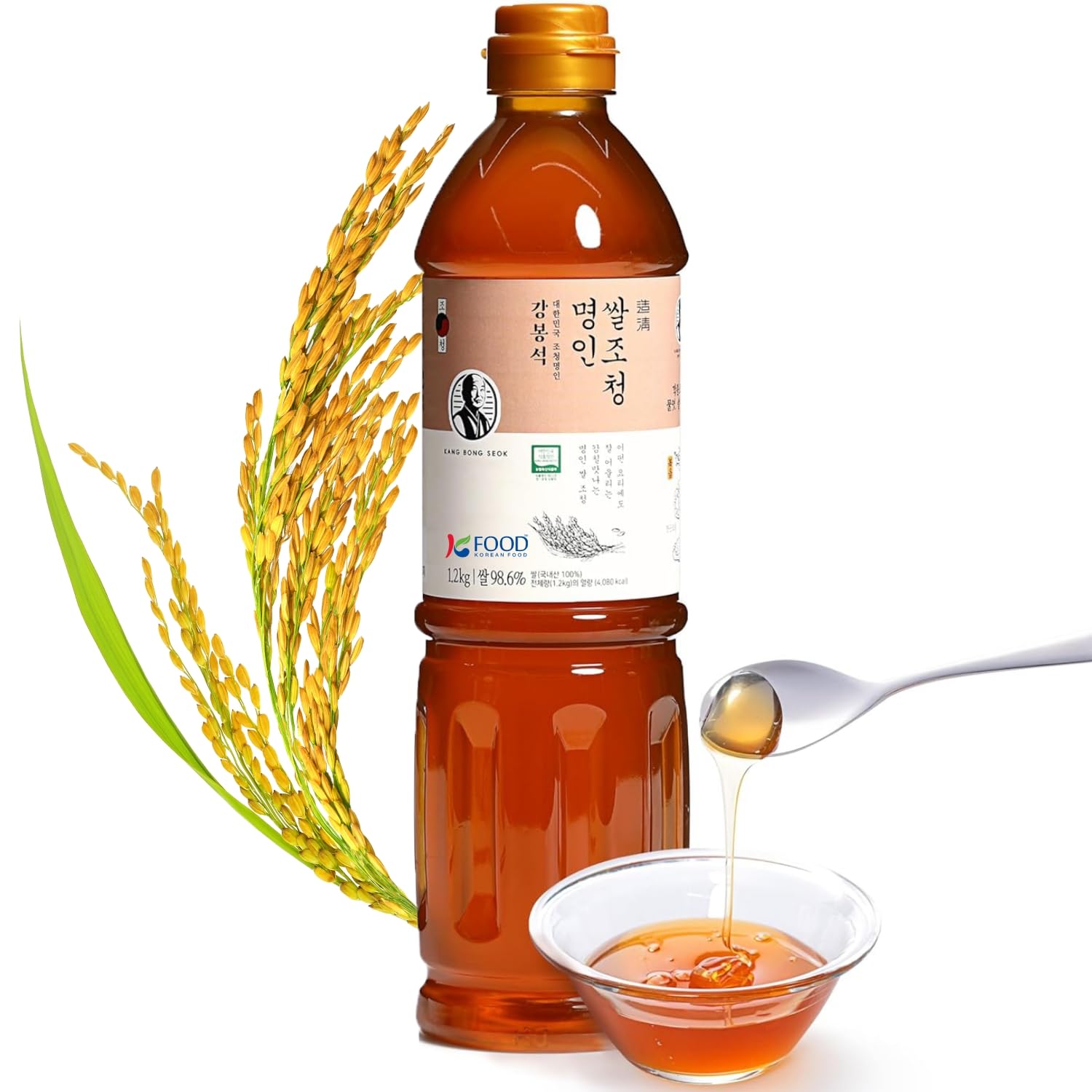 KFOOD Korean Food KANG BONG SEOK, Master Organic Rice Jocheong I Korea Food Master I Sugar Free Sweetener I Rice Syrup I Grain S