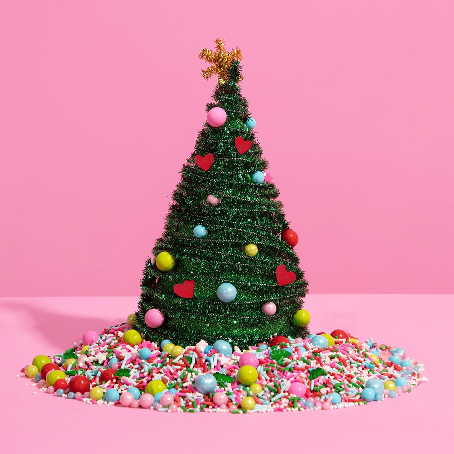 Fancy Sprinkles Cindy Lou, Who Sprinkles, Crunchy Jimmies, Chocolate Gems And Confetti Hearts (0.5C)