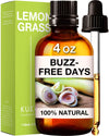 Kukka Lemongrass Essential Oil For Diffuser - 100% Natural Therapeutic Grade Lemongrass Oil For Hair - Cleansing & Nourishing Le