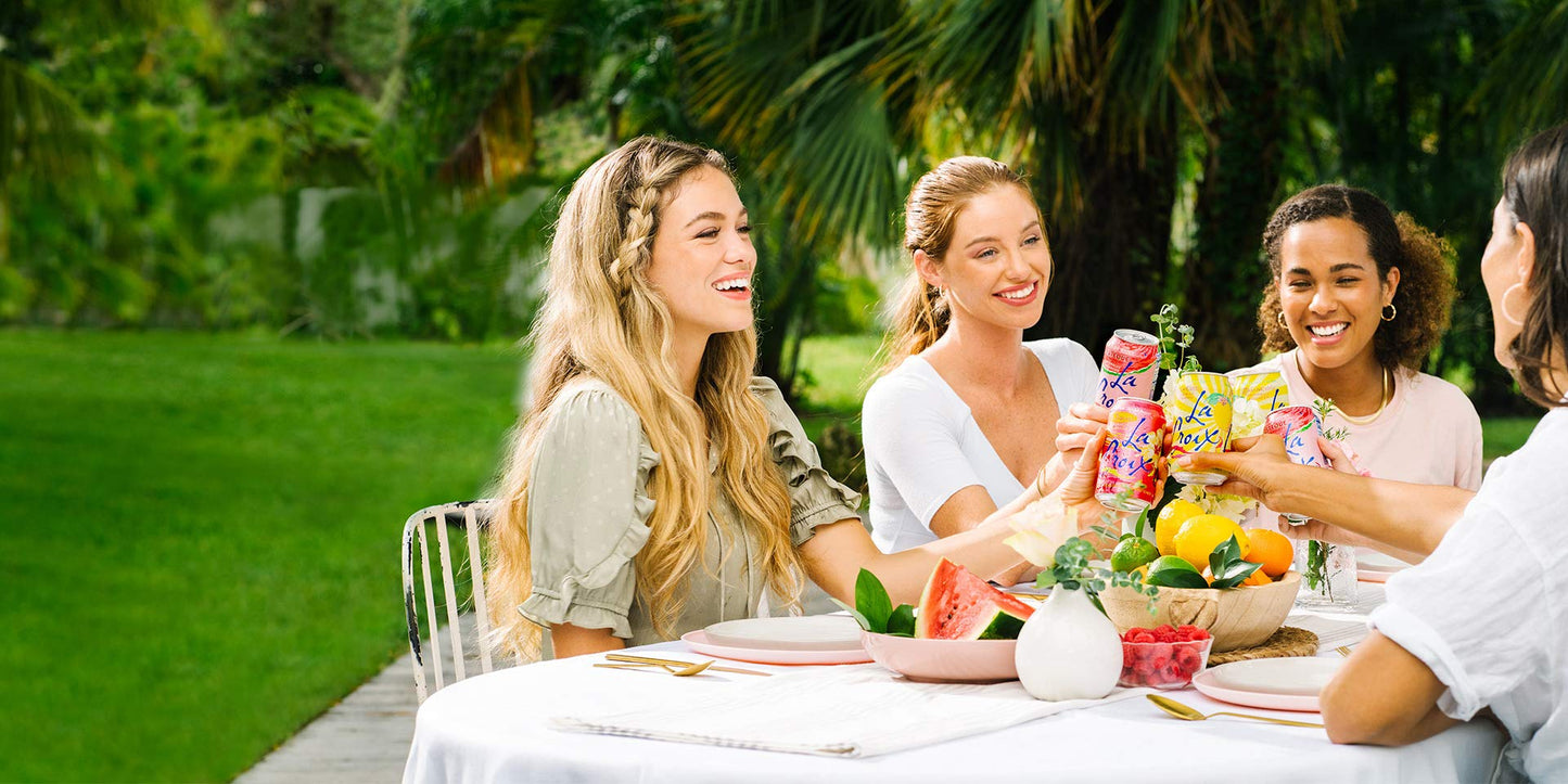 La Croix Sparkling Water - Variety Pack | 3 New Summer Flavors | Beach Plum, Black Raspberry, Guava Sao Paolo. Naturally Essence