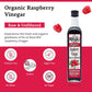 De La Rosa Organic Raspberry Vinegar, Raw & Unfiltered Pure Vinegar, Vegan, Gluten Free & Kosher, Great For Organic Salad Dressi