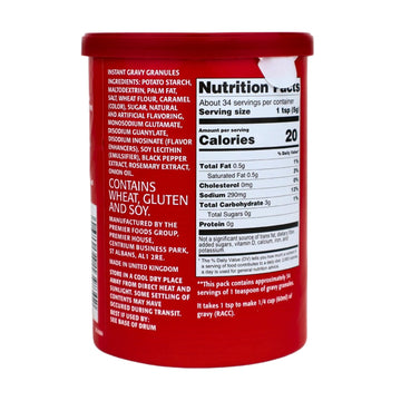 Bisto Gravy Granules, 5.9 Ounce - Rich and Savory Gravy Mix for Delicious Home-Cooked Meals, Perfect for Roasts, Mashed Potatoes