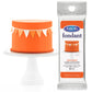 Satin Ice Fondant, Orange, 4.4 Ounce