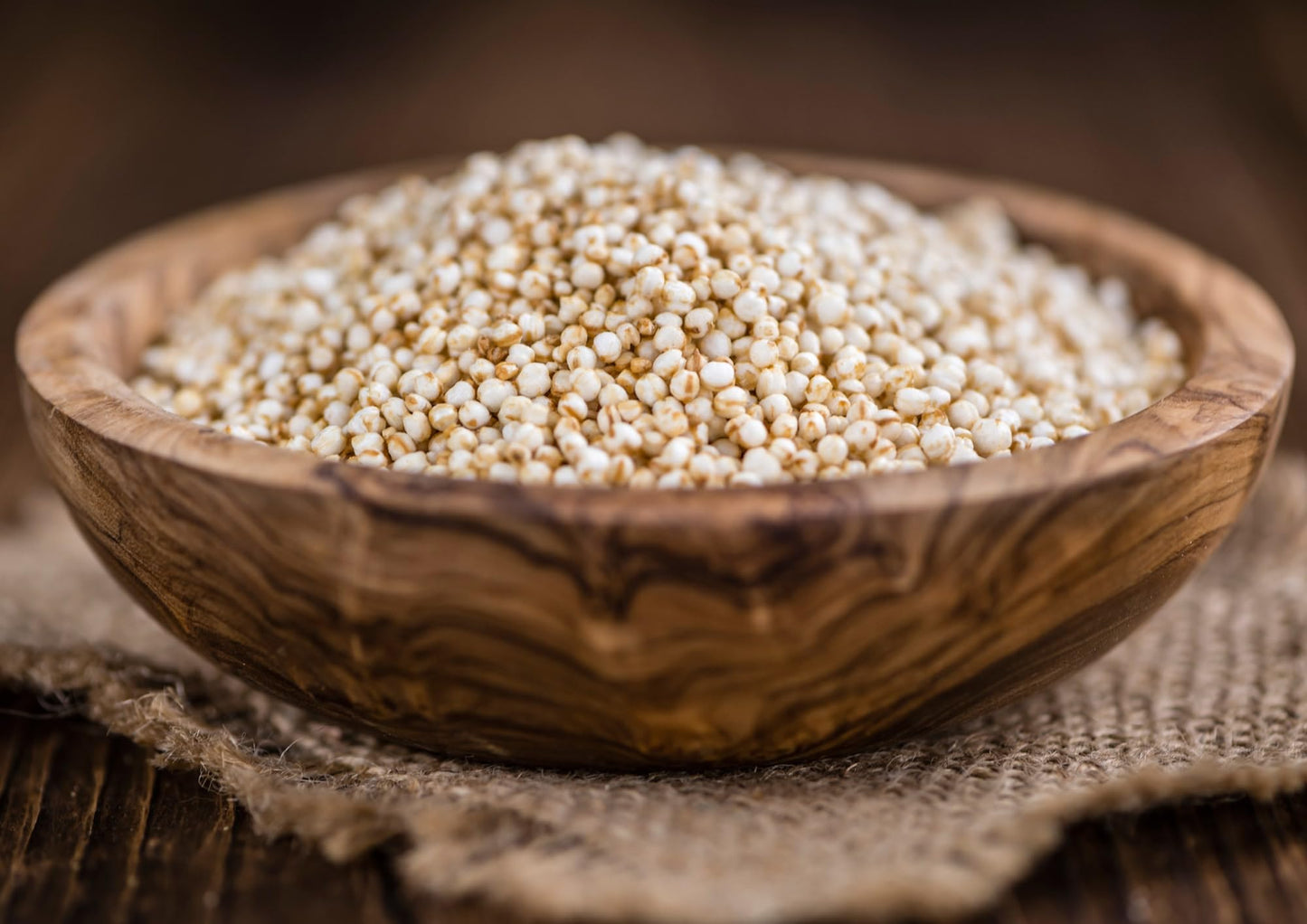 Food to Live Organic Puffed Quinoa, 3 Pounds - Crispy White Quinoa Pop. Non-GMO, Vegan, Kosher, Bulk. Perfect for Breakfast Cere