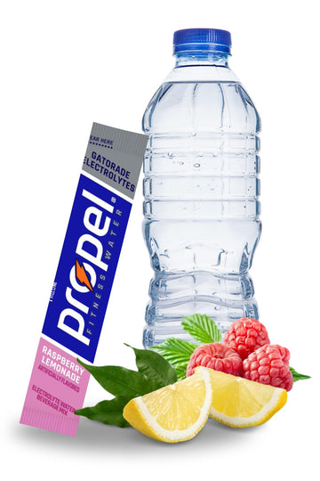 Generic Propel Powder Packets Electrolyte Hydration - Zero Sugar - Electrolyte Water Beverage Mix Powder Packets - Raspberry Lem
