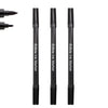 Dual Tips Food Coloring Pens,3PCS Black Color Food Grade and Edible Marker,Gourmet Writers for Decorating Fondant,Cakes, Cookies