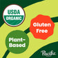 Pacific Foods Organic Tomato Basil Soup, Plant Based, 32 Oz Carton