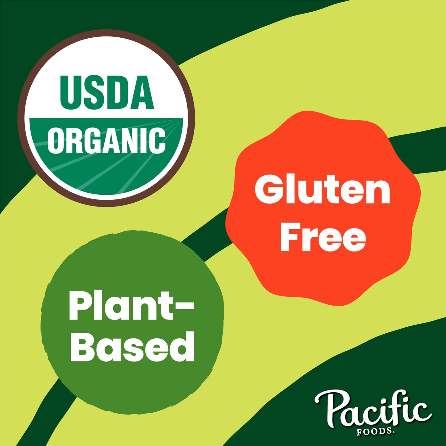 Pacific Foods Organic Tomato Basil Soup, Plant Based, 32 Oz Carton