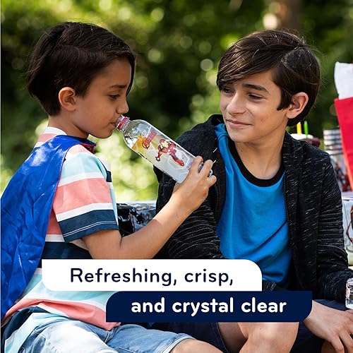 Pulse+ Marvel Avengers Natural Spring Water - Disney Bottles - Filtered Spring Water - Bpa-Free Recyclable Bottles - 24 Pack
