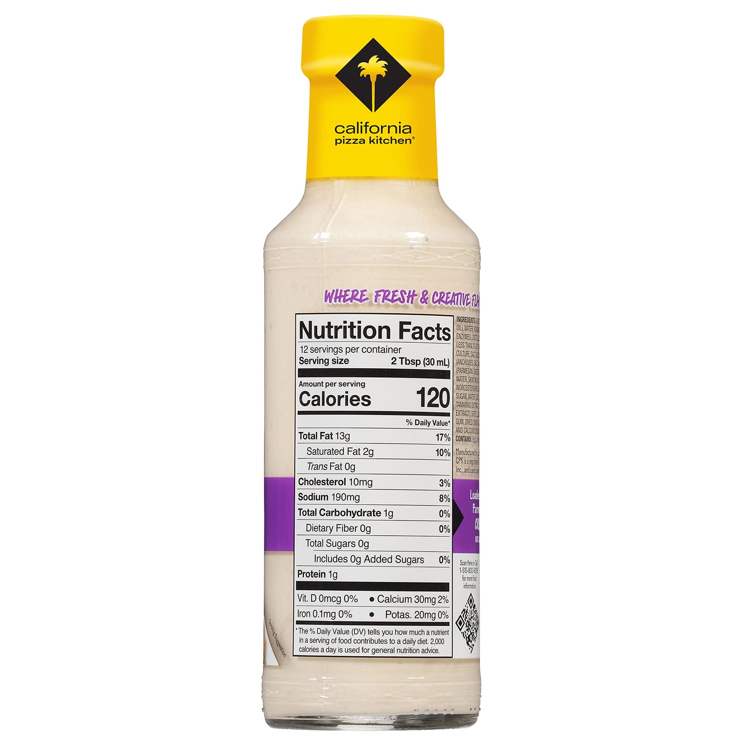California Pizza Kitchen Caesar Dressing - Creamy Caesar Salad Dressings, Restaurant-Like Caesar Dressings, Fresh and Creative F