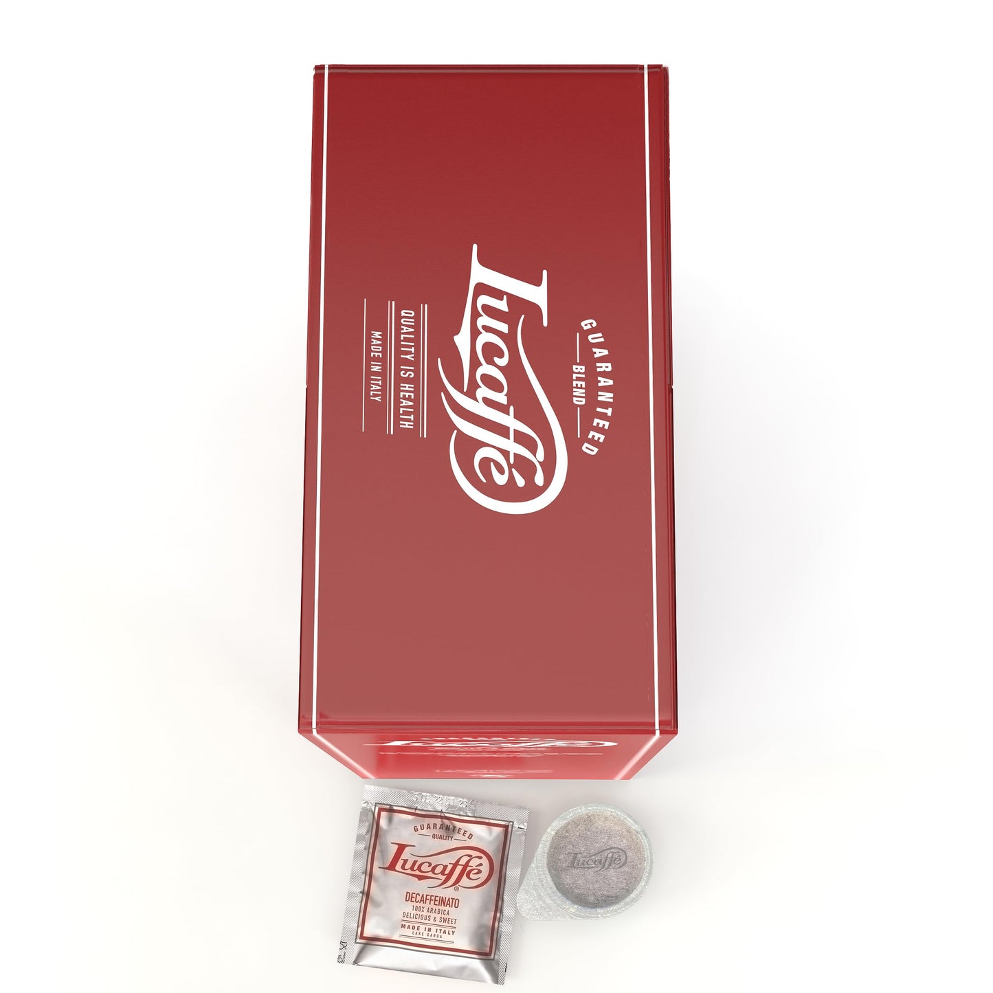Lucaffe Decaf 100% Arabica Ese 150 Espresso Pods
