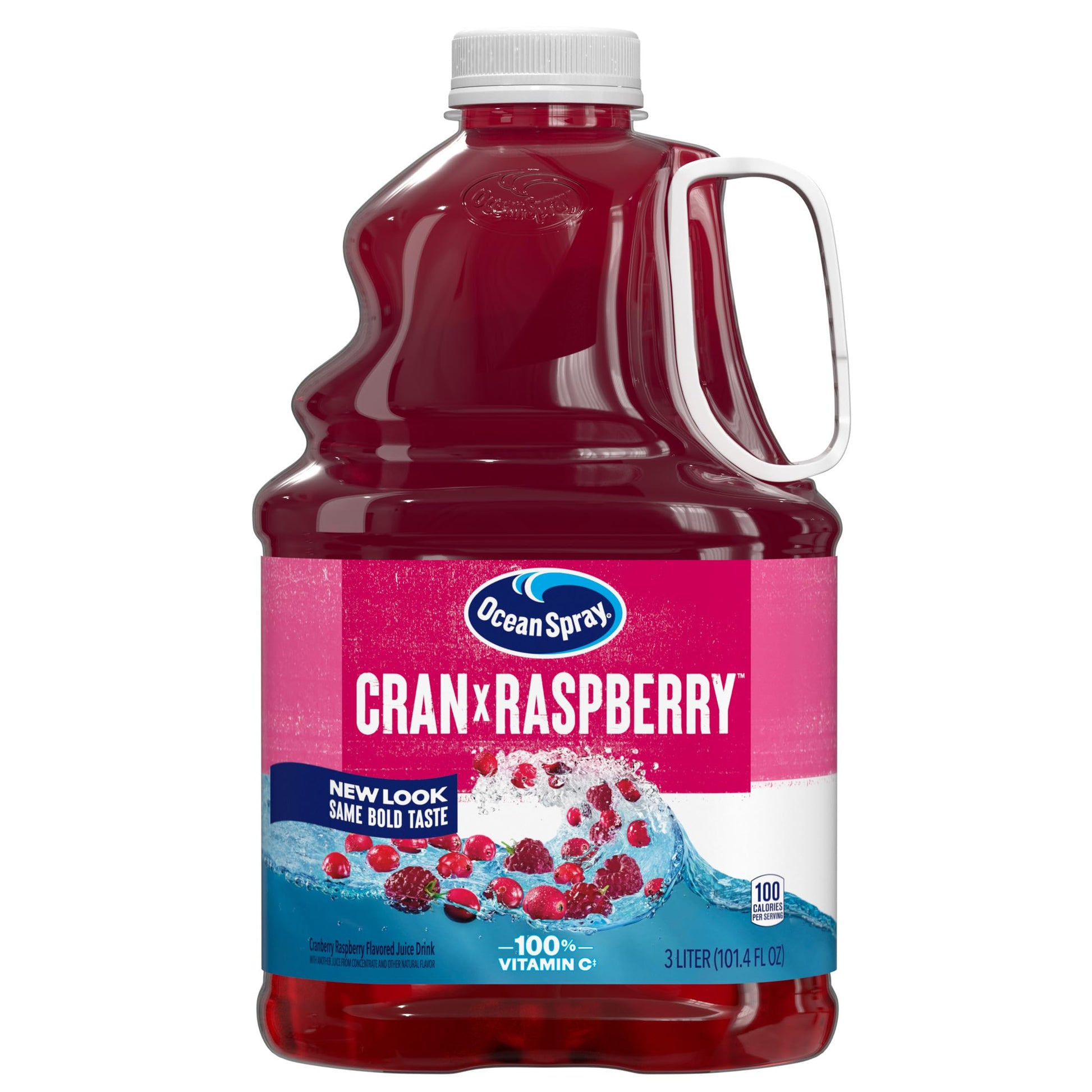 Ocean Spray Cran-Raspberry Cranberry Raspberry Juice Drink  101.4 Fl Oz Bottle (Pack Of 1)