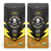 Death Wish Coffee, Ground Light Roast, Organic and Fair Trade, 1 Pound (Pack of 2)