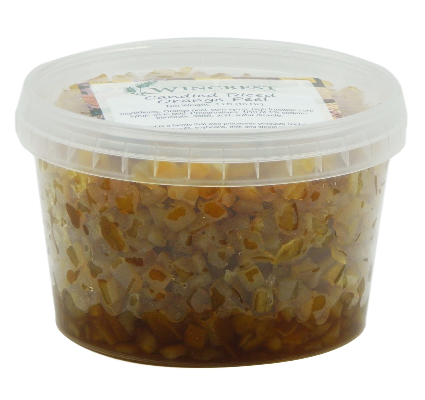 Candied Fruit - 1 Lb Tub (Diced Orange Peel)