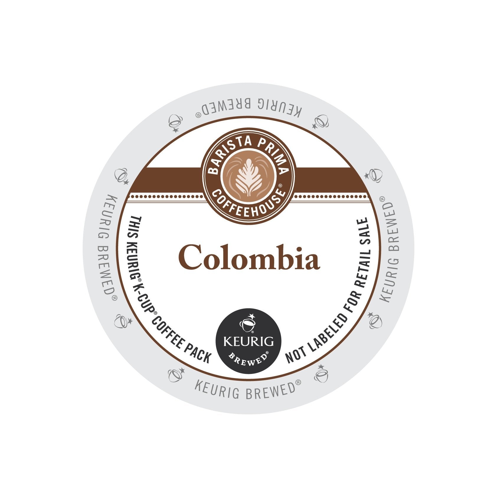 Barista Prima Coffeehouse Coffee  Keurig K-Cups  Colombia  72 Count