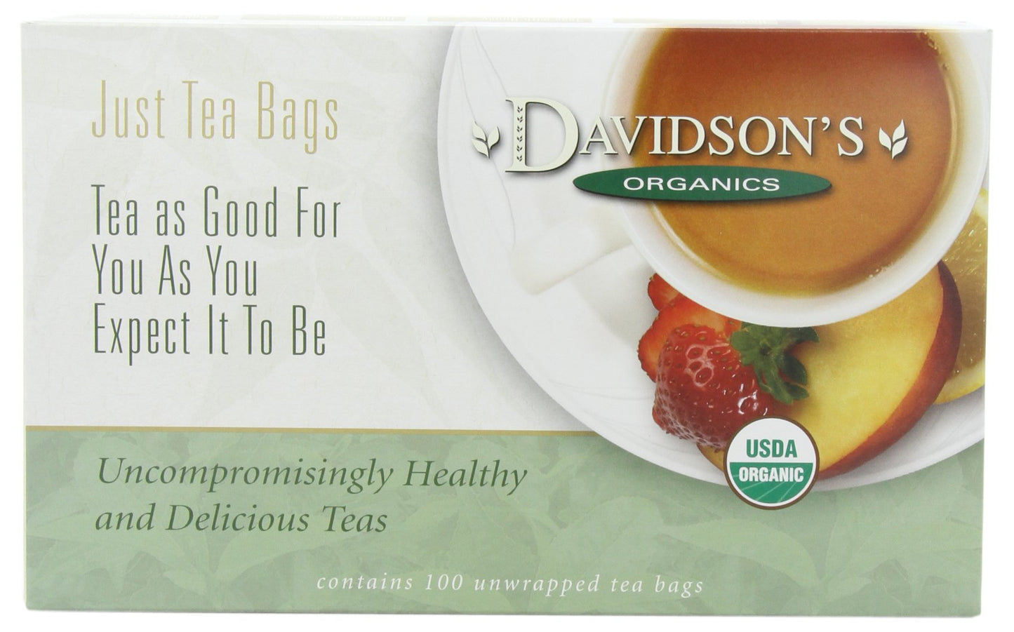 Davidson'S Organics, Spiced Pear, 100-Count Unwrapped Tea Bags