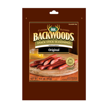LEM Backwoods Snack Stick Seasoning, Reduced Sodium, 15.6 Ounce Packet, Seasons Up to 20 Pounds of Meat, Model 9162