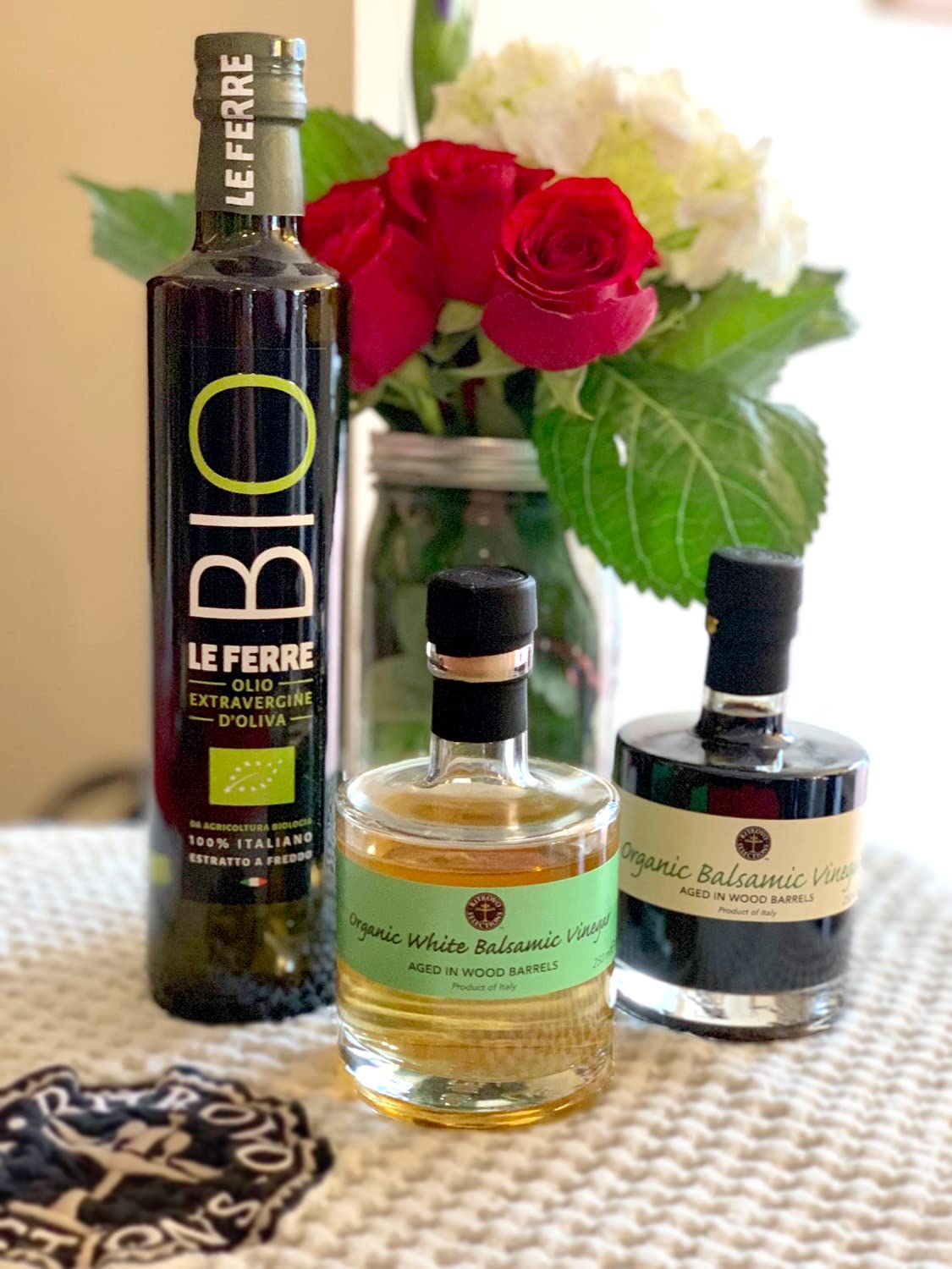 Ritrovo Organic White Balsamic Vinegar, 8.45 oz, 8.5 Fl Oz (Pack of 1)