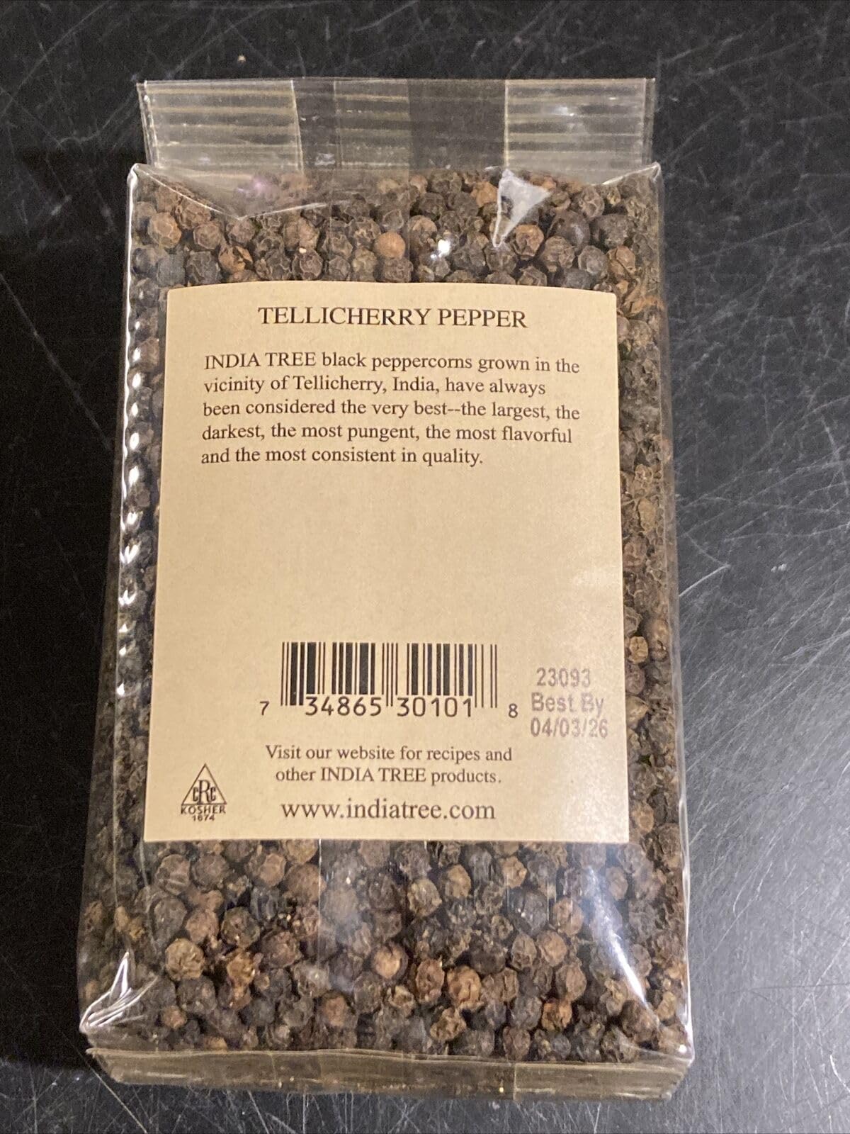 India Tree Tellicherry Pepper, 11 Oz