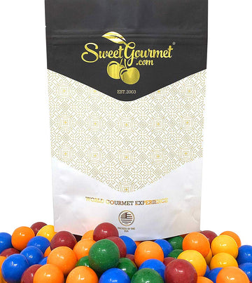 SweetGourmet Cry Baby Guts | Extra Sour Candy Filled Dubble Bubble Gumballs | 1 Pound
