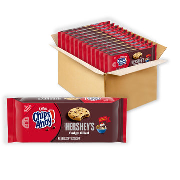 CHIPS AHOY! Chewy Hershey s Fudge Filled Soft Cookies, 12 - 9.6 oz Packs