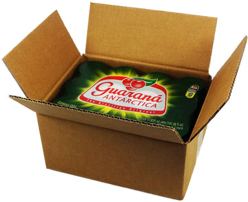 Brex America Guarana Antarctica Soft Drink - Pack of 24, 350ml (11.83 Fl Oz) - Caramel Flavor
