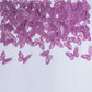 Purple Edible Butterflies,Edible Flowers,Edible Leaves, Wafer Paper Cake Cupcake Toppers For Decorating Rice Paper Flower Food D