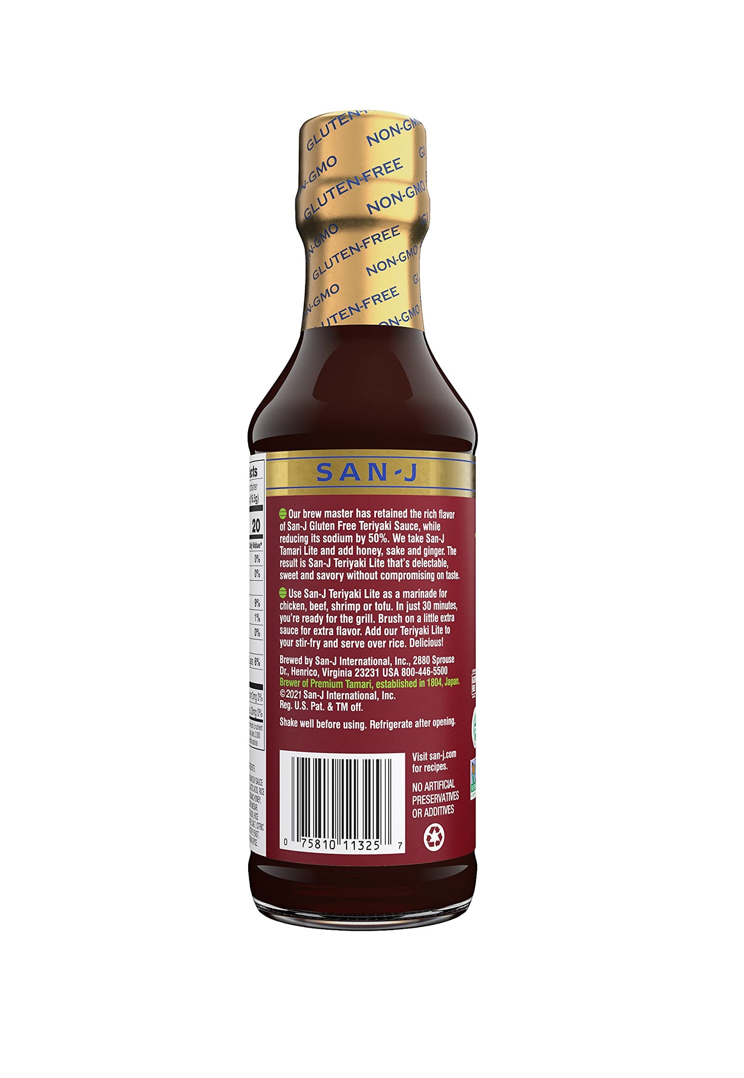 San J Teriyaki Sauce Lte ( 6 X 10 Oz   )