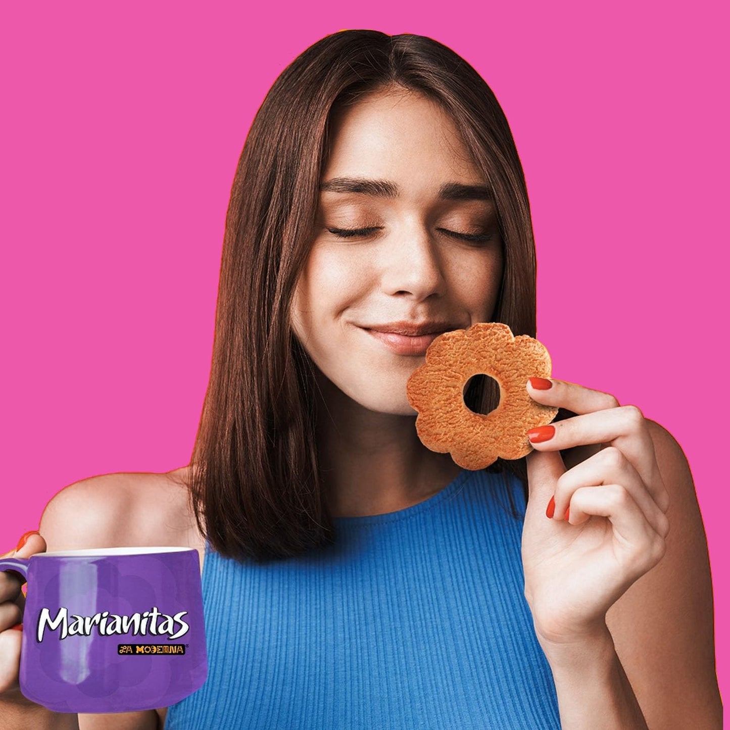 La Moderna, Marianitas Naranja, Orange Cookies, Galletas, Snacks Deliciosos Y Dulces, 6.53 Oz, Pack De 20